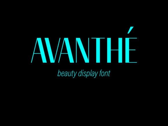 Avanthe: A Display Typeface That Strengthens Your Small Business Identity