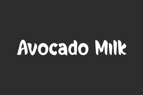 Avocado Milk Font: A Playful, Professional Display Typeface for Small Brands