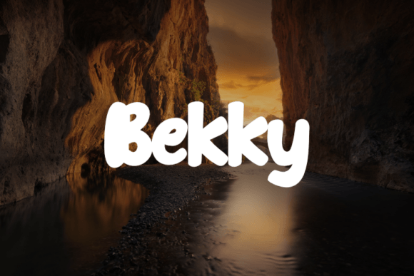 Bekky: A Display Font That Just Works