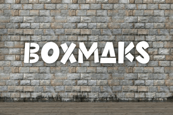 Boxmaks: A Display Font That Elevates Your Handmade Products