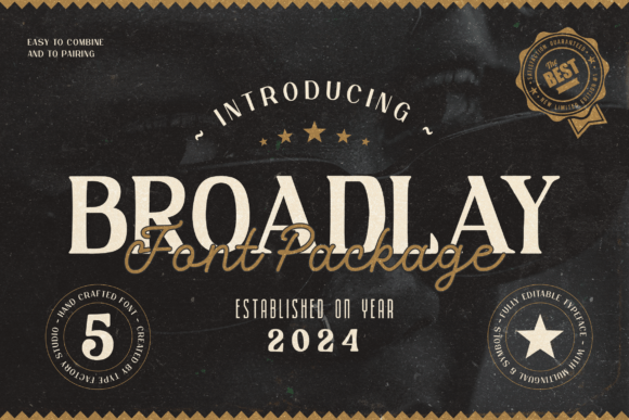 Broadlay: A Vintage Display Font That Elevates Your Brand