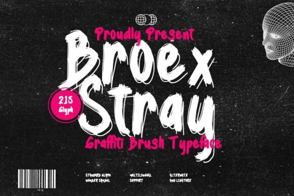 Broex Stray: A Bold Display Font for Digital Identity