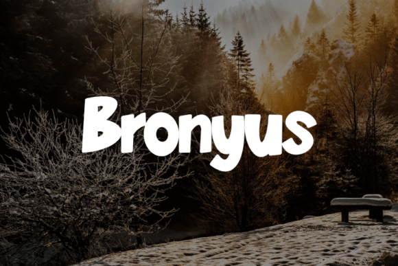 Bronyus: A Display Font That Commands Attention