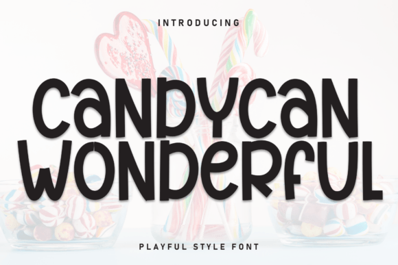 Candycan Wonderful Font: A Playful Handwritten Display Typeface for Makers