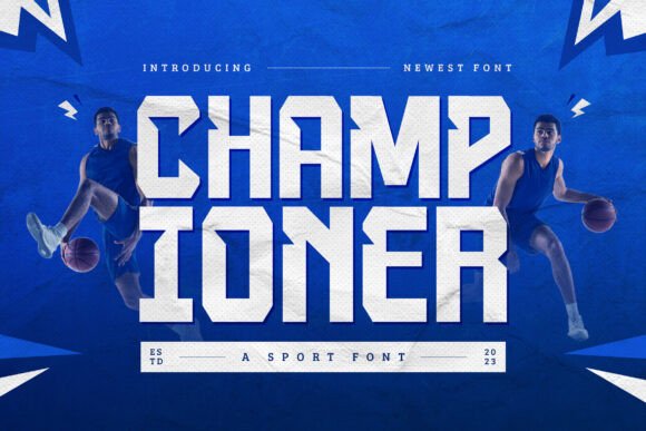 Championer: A Bold Display Font That Delivers Athletic Energy