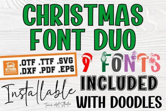 Christmas Duo Bundle: A Display Font for Holiday Campaigns