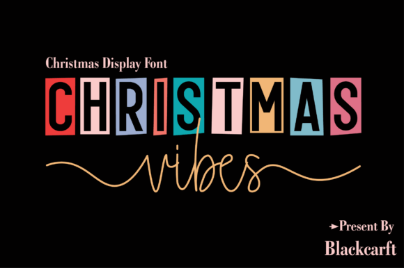 Christmas Vibes Duo: A Display Font That Builds Holiday Brand Trust