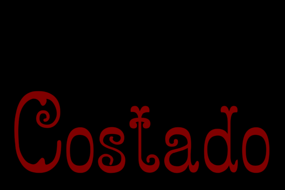 Costado: A Vintage Wood-Type Display Font for Handmade Creators