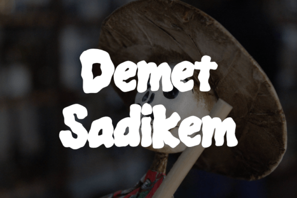 Demet Sadikem: A Display Typeface That Feels Like a Deep Breath
