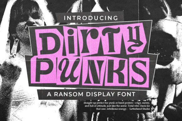 Dirty Punks Font: Bold, Playful & Perfect for Handmade Labels & Signs