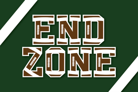 End Zone Font: A Football-Themed Display Typeface for High-Impact Campaigns