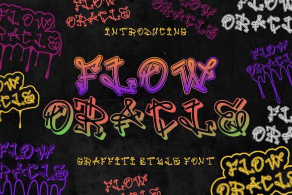 Flow Oracle: A Graffiti Display Font That Cuts Through the Feed