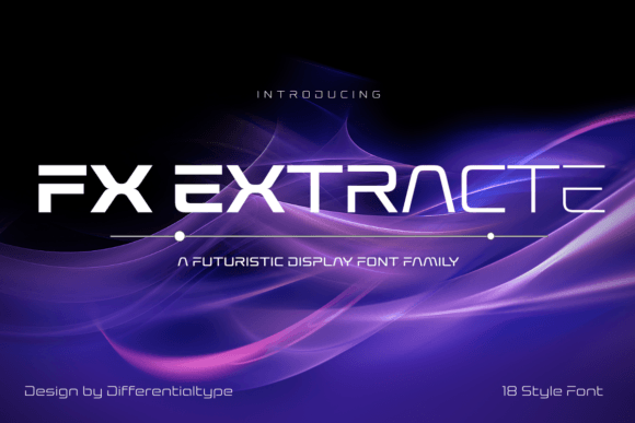 Fx Extracte: A Display Font That Shapes Bold Brand Identities