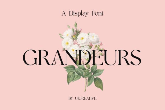 Grandeurs: An Elegant Display Font for Handmade Creators