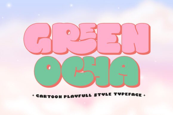 Green Ocha: A Playful Display Font That Delivers Personality at a Glance