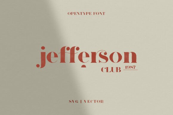 Jefferson: A Display Font That Elevates Marketing Visuals