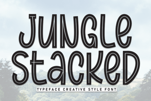 Jungle Stacked: A Display Font with Playful Clarity