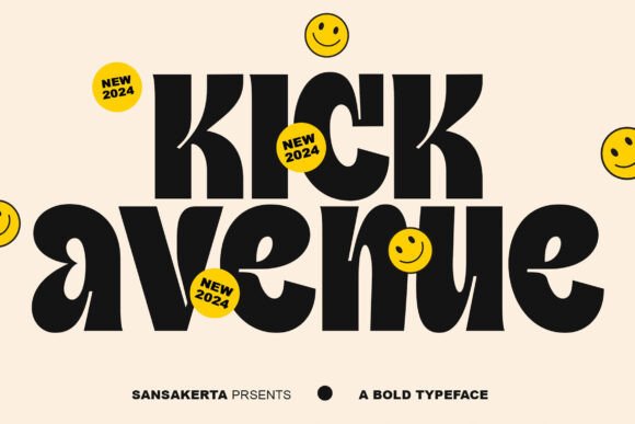 Kick Avenue: A Display Font That Elevates Real Branding Work