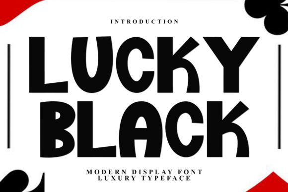 Lucky Black: The Display Font That Makes Your Headline Unmissable