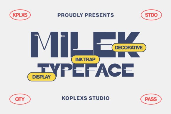 Milek Typeface: A Bold Display Font for Modern Digital Brands