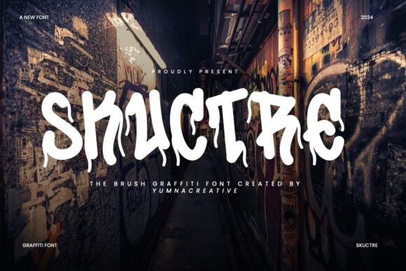 Skuctre: A Bold Display Font for Editorial Impact