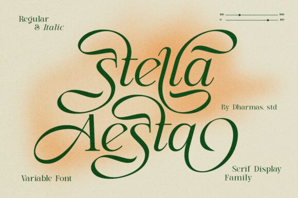 Stella Aesta: A Serene Display Font for Thoughtful Editorial Design