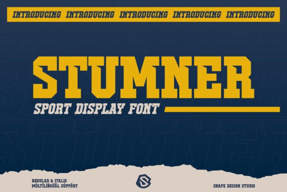 Stumner: A Bold Display Font for Impactful Web Design