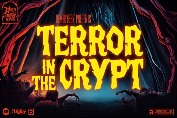 Terror in the Crypt: A Display Font for Bold Digital Branding
