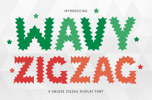Wavy Zigzag: A Playful Display Font That Lifts Digital Headlines