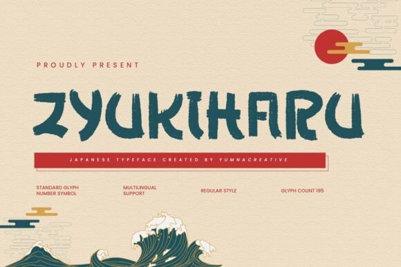 Zyukiharu: A Modern Japanese Display Typeface with Quiet Confidence